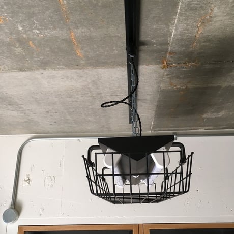 【B-2L20GW】配線ダクトレール用 2灯LED ライト つや消し黒 　ガード付き 照明器具