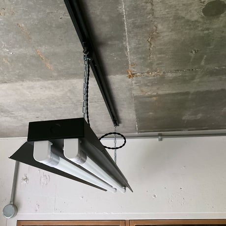 【B-2L40WK】ダクトレール用２灯 LEDライト　ワイド笠付き　 つや消しブラック　照明器具