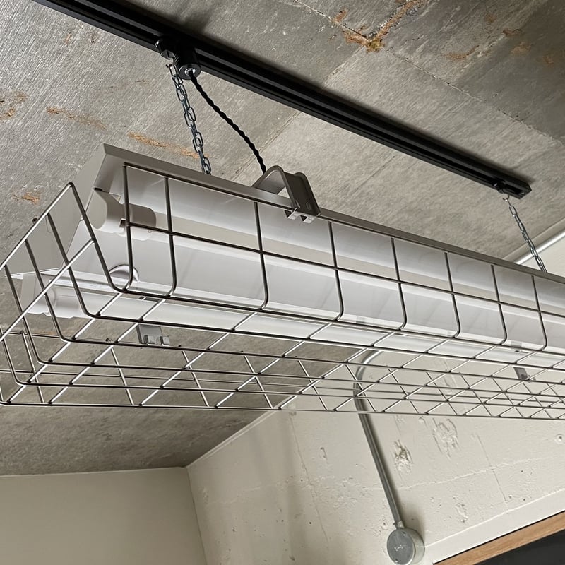 WG-P2LWG】 L型ピンLEDライト ダクトレール用 逆富士2灯 ステンレス