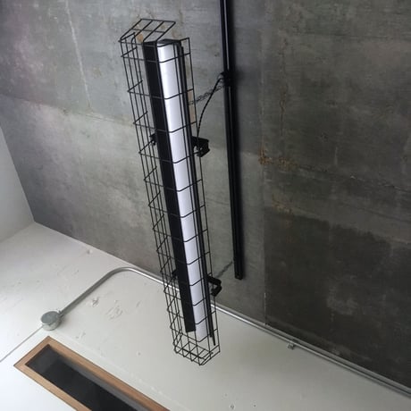 アウトレット品【B-LSG】LEDライトバー 一体型  笠、 ガード付き　 つや消しブラック