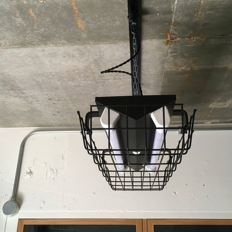【B-2L20GW】配線ダクトレール用 2灯LED ライト つや消し黒 　ガード付き 照明器具