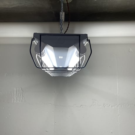 【GR-2L20GH】2灯LEDライト つや消しグレー　引っ掛けシーリング用ガード　照明器具アイアン