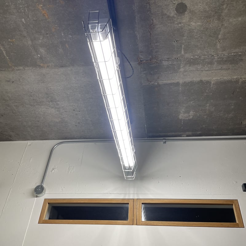 7台セット【W-2LSG02】ダクトレール用2灯LEDライト ホワイト 笠なし