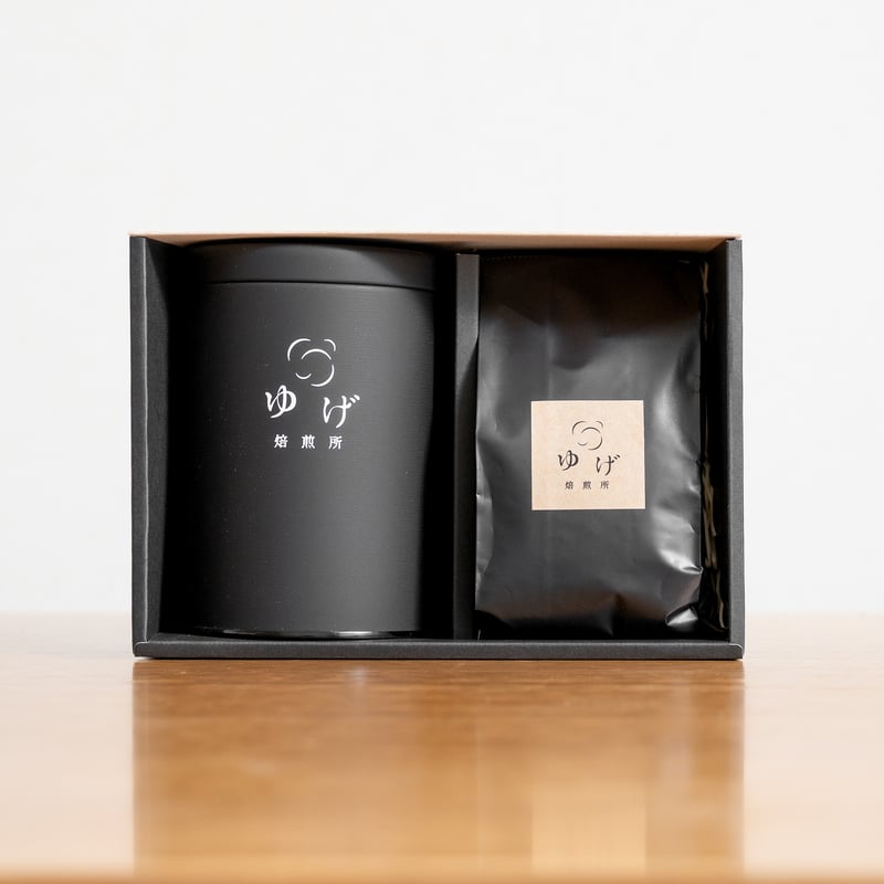 F.ゆげの“特選”コーヒー豆＆キャニスターセット【SUMMER GIFT