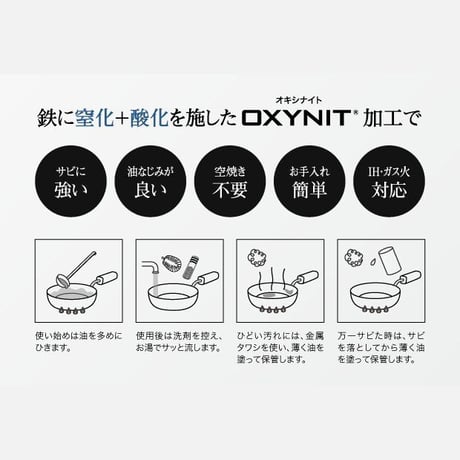 鉄フライパン 26cm（FD STYLE）
