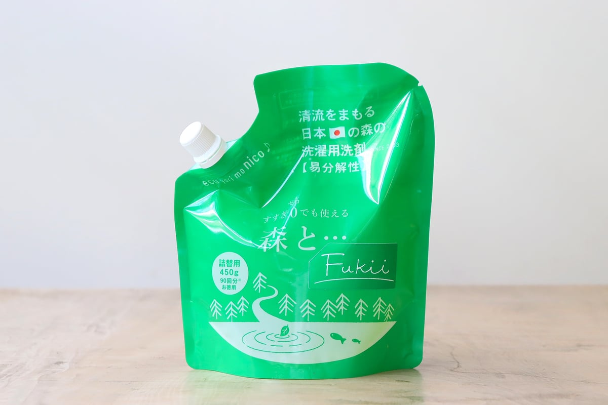 森と…Step 詰替パック（450g）2個セット｜がんこ本舗｜衣類洗濯