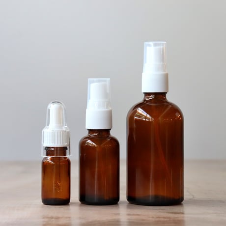 スプレー付 遮光瓶・褐色 30mL