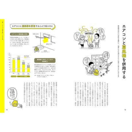 図解でわかる！ エアコン1台で心地よい家をつくる方法　現行省エネ基準対応版