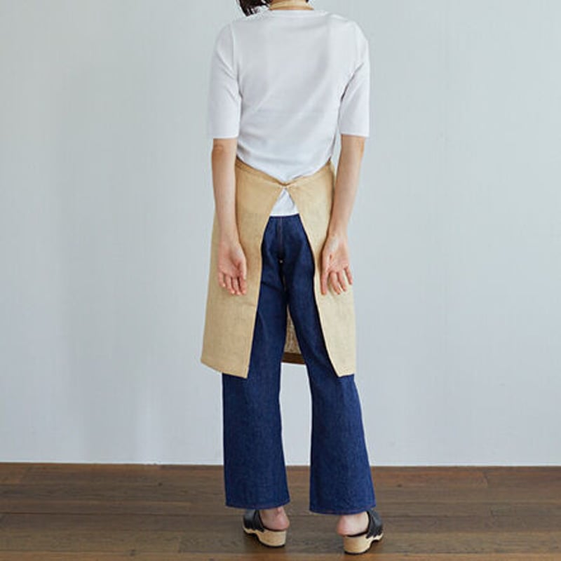 リネン デイリーエプロン・カナリ（fog linen work） | 暮らしの