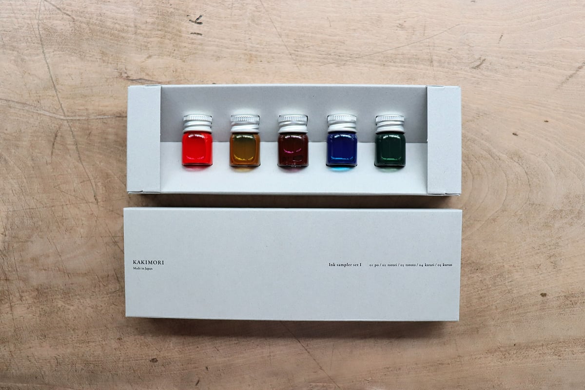 カキモリ　インク　６色セット Inkstand colour - Cactus カキモリオリジナル顔料インク – Kakimori