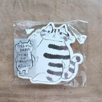 猫ちゃん切り抜きカード 40枚セット・A（トラネコボンボン）
