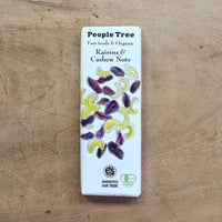 People Tree / フェアトレードチョコレート・レーズン＆カシューナッツ