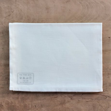 リネンキッチンクロス・ホワイト（fog linen work）