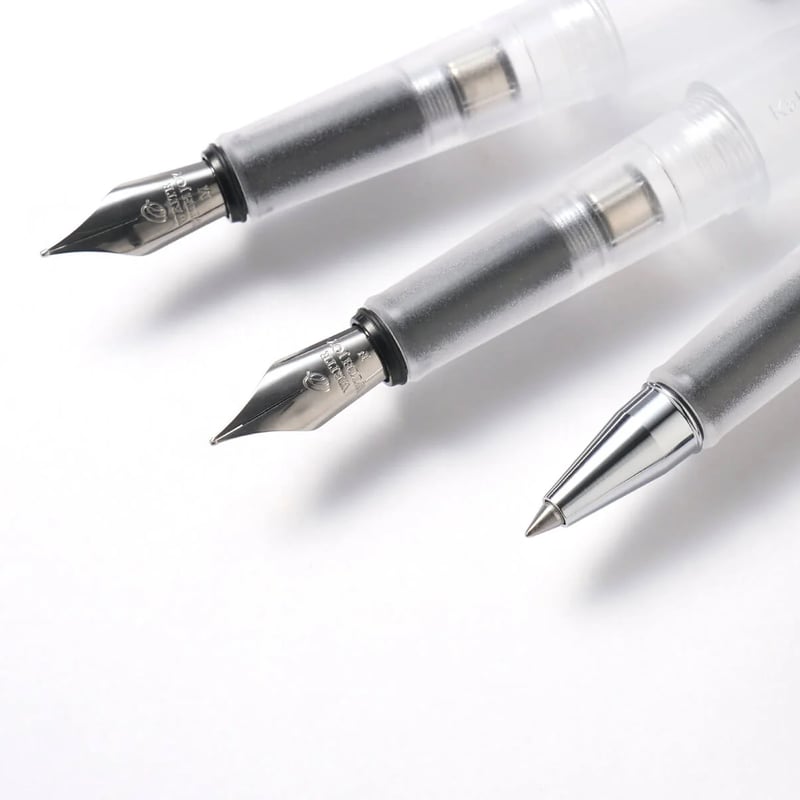 カキモリ フロスト 万年筆 18金ペン改造仕様 字幅F程度 カキモリ 万年筆