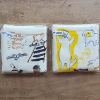 パイルガーゼ ハンカチ（トラネコボンボン）