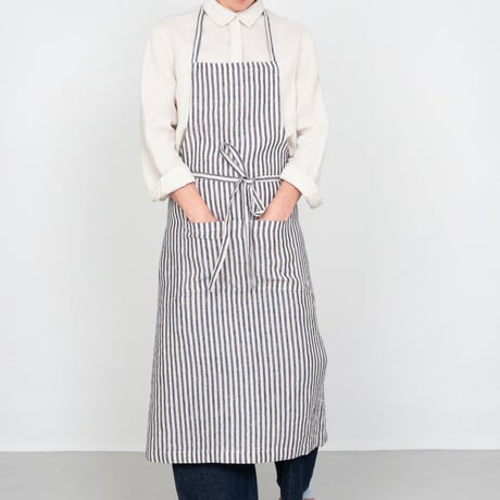 リネン フルエプロン・ジャスパー（fog linen work）
