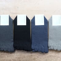 ささ和紙 メンズ 5本指靴下（24-26cm）