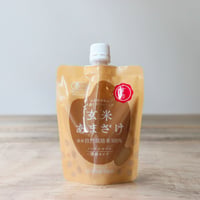 自然栽培の玄米甘酒・すりタイプ 200g（マルカワみそ）