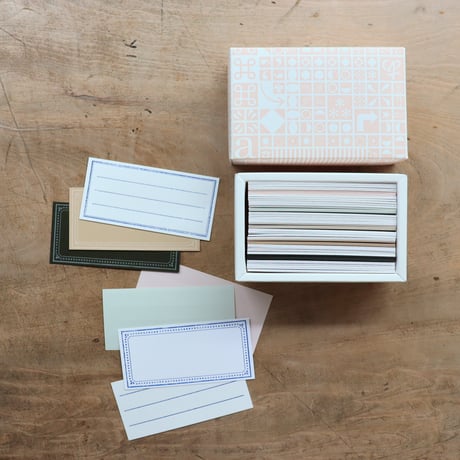 LETTER PRESS BOX・桜色 / メッセージカード（THE LETTER PRESS）