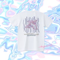 pink  Dolphin tee -White