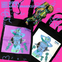Old school heart tote bag