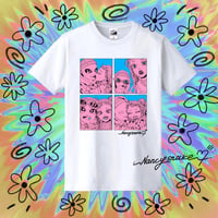 Aliens and girls tee pink👽👧
