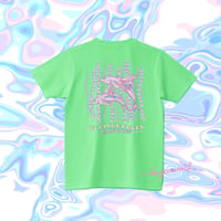 pink  Dolphin tee - lightGreen