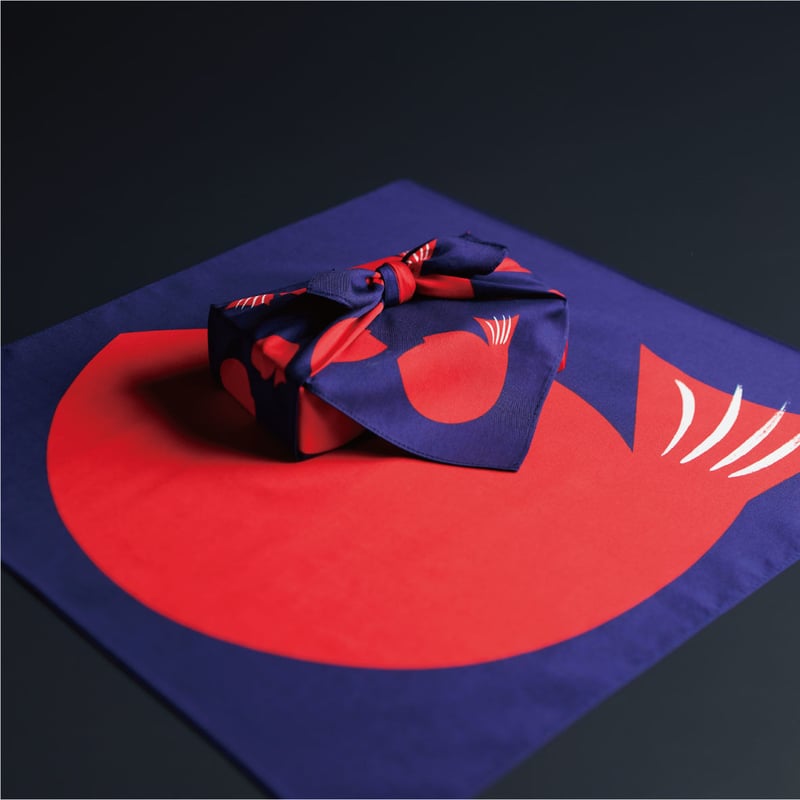 印染 はんかち『鯛』一匹 - なんともめでタイ - | 印染杉下 STORE