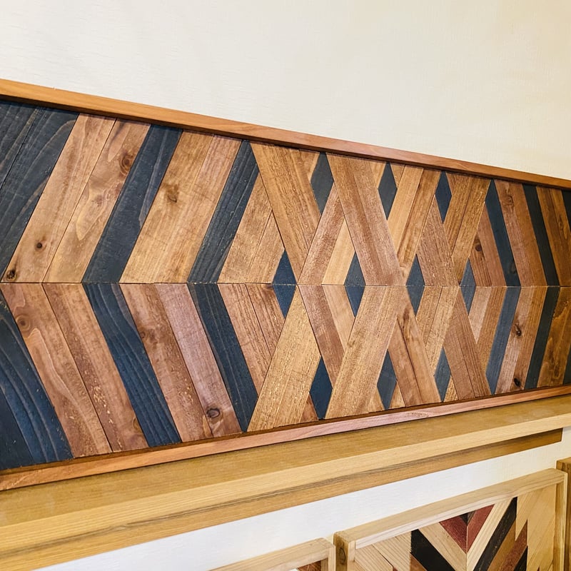 ウッド ウォールタペストリー 90×30 BR/BK | GENERAL GREEN S