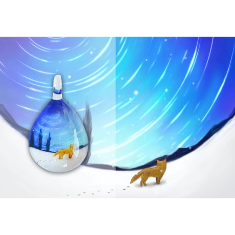 ドロップMサイズ　Snow Fox [NDM-B-105]