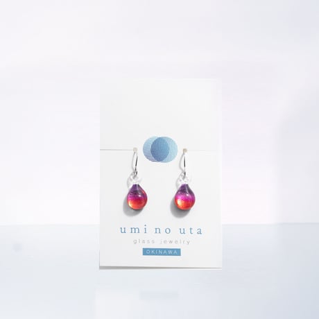 【夏限定】Coral Ocean ＜海の謌 umi no uta  GLASS JEWELRY＞ [UEWXS-003]