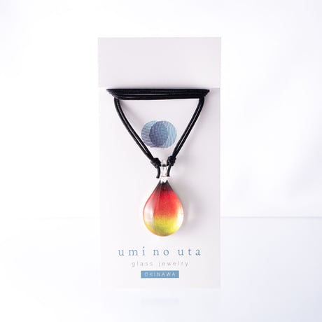 【夏限定】Sunset Ocean ＜海の謌 umi no uta  GLASS JEWELRY＞ [UPMW-014]