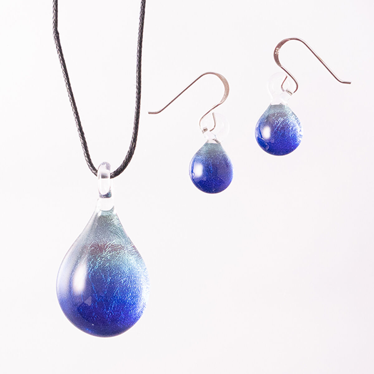 夏限定】Blue Oceanセット ネックレス＋ピアス／イヤリング ＜海の謌