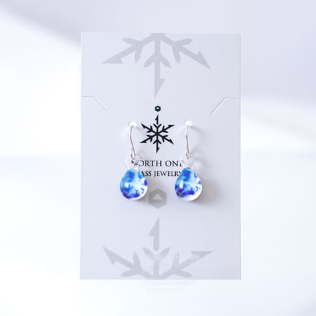 ＜Crystal Snowセット＞ ネックレス＋ピアス／イヤリングSサイズ