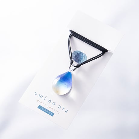 【夏限定】Star Sand Beach ＜海の謌 umi no uta  GLASS JEWELRY＞ [UPMW-2-002]