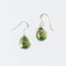 【夏限定】Palm Leaf ピアス＜海の謌 umi no uta  GLASS JEWELRY＞ [UEWXS-006]