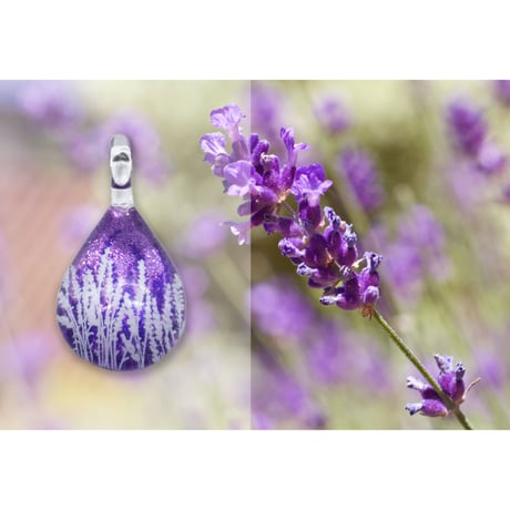 ドロップMサイズ　Double Layer Lavender Field [NDM-2L-105]