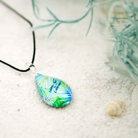【夏限定】Uta Leaf ＜海の謌 umi no uta  GLASS JEWELRY＞ [UPMW-022]