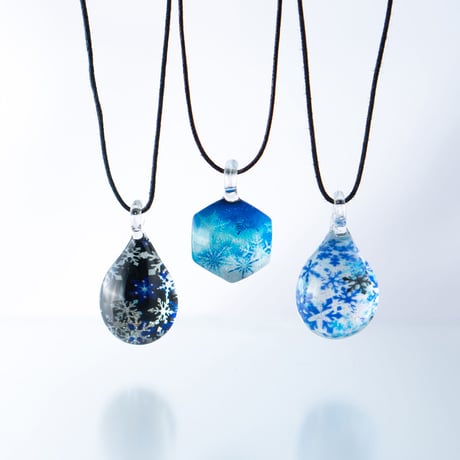 ＜SNOWモデル3個セット＞ Falling Snow & Blue Snow Pattern & HEXA PILED SNOW [NDM-B-011][NDM-B-040][NHXM-B-101]