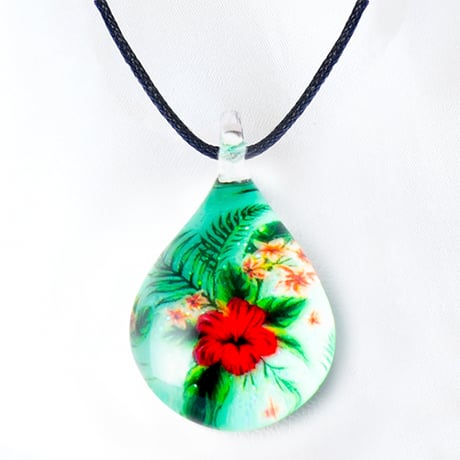【夏限定】Summer Flower ＜海の謌 umi no uta  GLASS JEWELRY＞[UPMW-012]