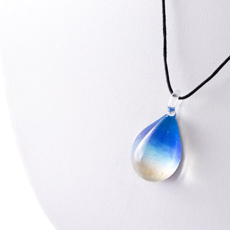 【夏限定】Star Sand Beach ＜海の謌 umi no uta  GLASS JEWELRY＞ [UPMW-2-002]