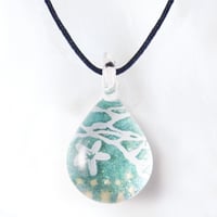 【夏限定】Star Sand Emerald ＜海の謌 umi no uta  GLASS JEWELRY＞ [UPMW-2-001]