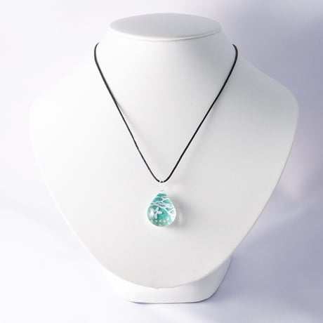 【夏限定】Star Sand Emerald ＜海の謌 umi no uta  GLASS JEWELRY＞ [UPMW-2-001]