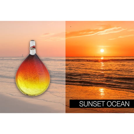 【夏限定】Sunset Ocean ＜海の謌 umi no uta  GLASS JEWELRY＞ [UPMW-014]