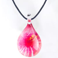 【夏限定】Hibiscus Petal ＜海の謌 umi no uta  GLASS JEWELRY＞ [UPMW-020]
