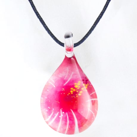 【夏限定】Hibiscus Petal ＜海の謌 umi no uta  GLASS JEWELRY＞ [UPMW-020]