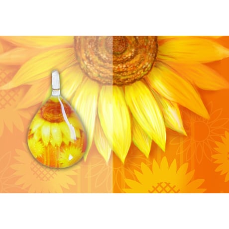 ドロップMサイズ　Sun Flower[NDM-O-102]