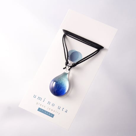 【夏限定】Blue Ocean＜海の謌 umi no uta  GLASS JEWELRY＞ [UPMW-013]