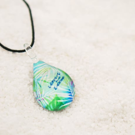 【夏限定】Uta Leaf ＜海の謌 umi no uta  GLASS JEWELRY＞ [UPMW-022]