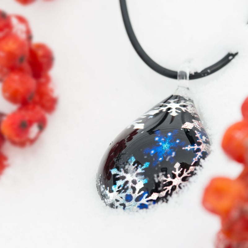 ドロップMサイズ Falling Snow [NDM-B-011] | north-1-gla